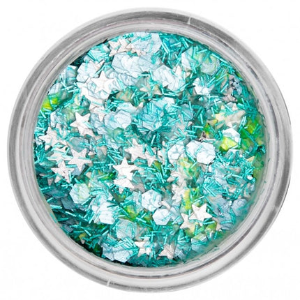 PXP Pressed Chunky Glitter Creme Turkoosi Ocean 10ml