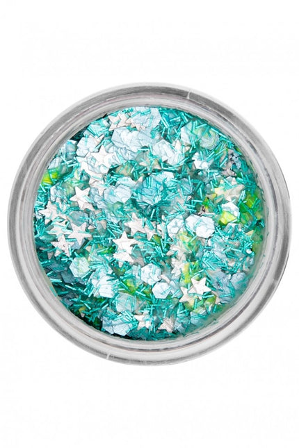 PXP Pressed Chunky Glitter Creme Turkoosi Ocean 10ml