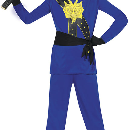 Ninja puku sininen poika