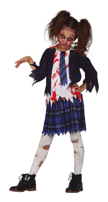 Halloween puku tyttö zombie tutkija