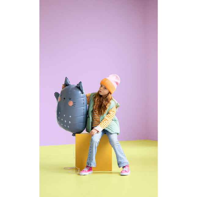 Kissa helium ilmapallo tyhjä 69cm