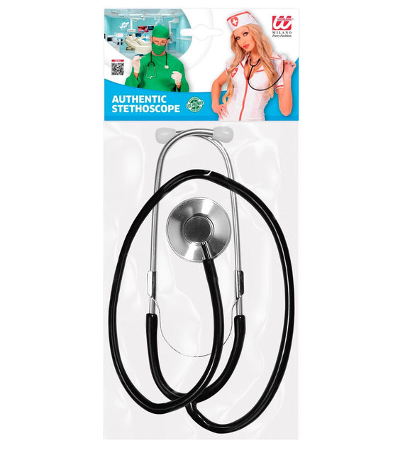 Lääkäri väärennetty stetoskooppi sininen