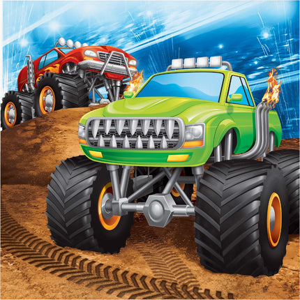 Monster Truck lautasliinat 33cm 16kpl