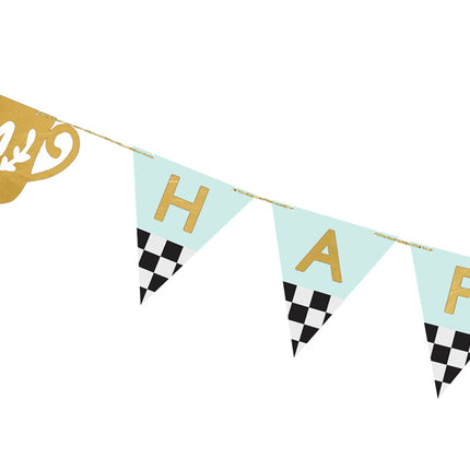 Hyvää syntymäpäivää Letterslinger Race Flag 3m