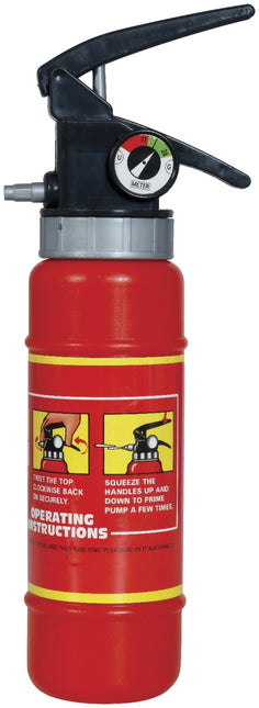 Punainen väärennetty palosammutin 23cm