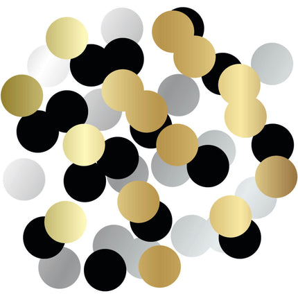 Musta Kulta Hopea Confetti