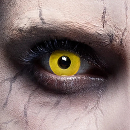 Keltaiset värilliset linssit