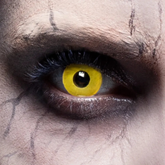 Keltaiset värilliset linssit