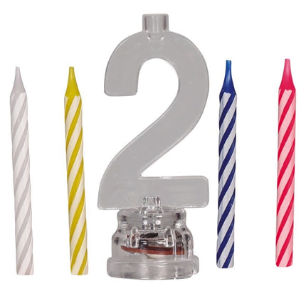 Kynttilänjalka 2 vuotta Led 13cm