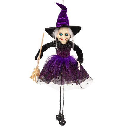 Halloween nukke noita 15cm