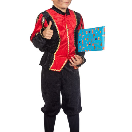 Pietenpak Kind Punainen/Musta Luxe