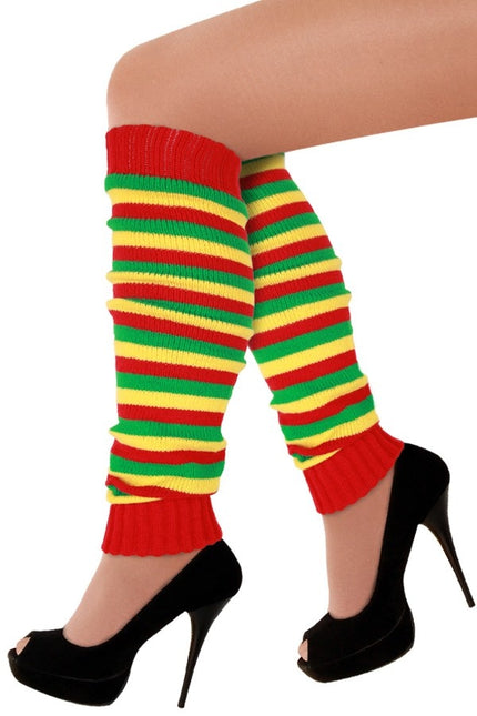 Säärilämmittimet Punainen/Keltainen/Vihreä Kapea