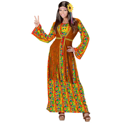 Hippie 60S mekko naiset liivin kanssa