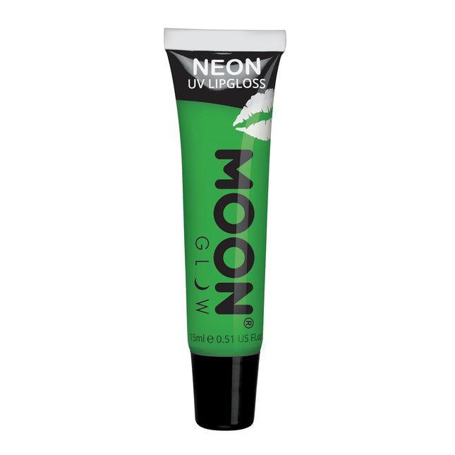 Moon Glow Neon UV-huulikiilto Intense Green Apple 15ml