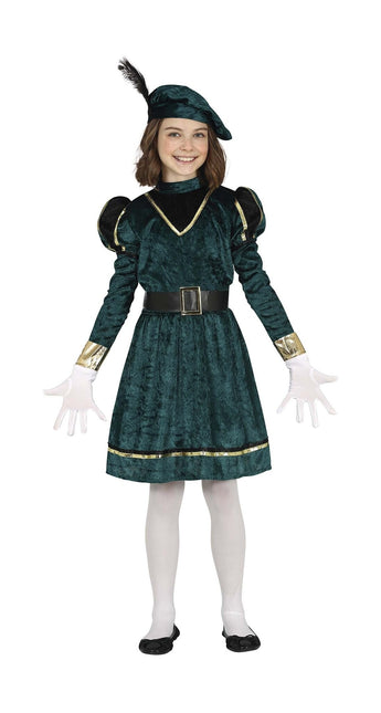 Pietenpak mekko lapsi vihreä/kulta