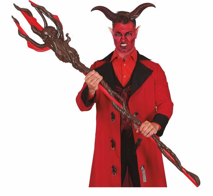 Musta Punainen Halloween Kolmikärki 1.5m