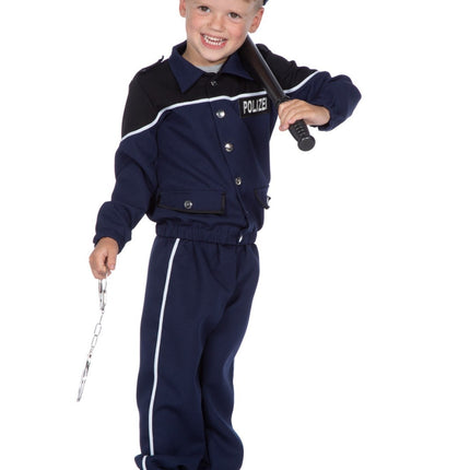 Poliisin puku Musta Sininen Poika