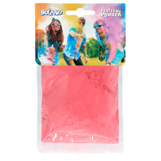 Vaaleanpunainen Holi jauhe 70gr