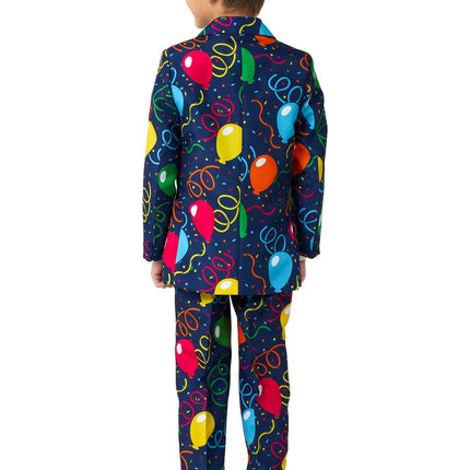 Puolueen ilmapallot puku poika pukumestari