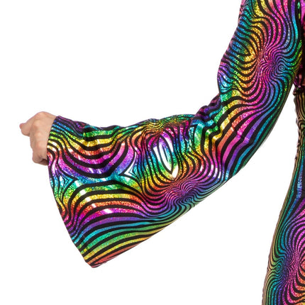 Disco puku värillinen Ladies Holographic