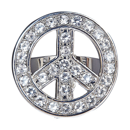 Hopeinen sormus Rauha