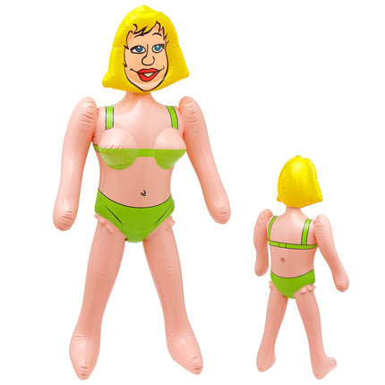 Puhallettava mallinukke nainen 90cm