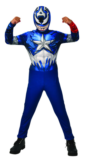 Kostajat puku Kapteeni Amerikka lapsi