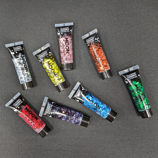 Moon Glitter Classic Chunky Glitter Gel Punainen 12ml