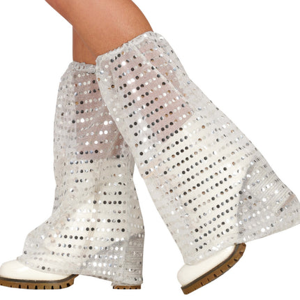 Hopea Legwarmers paljetteja kangas Organza