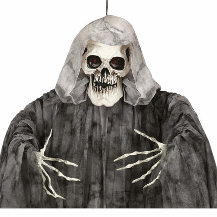 Halloween roikkuu koristelu luuranko valolla 1.7m