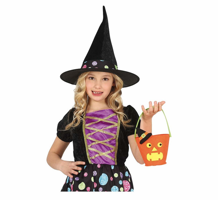 Halloween karkkia ämpäri kurpitsa 20cm