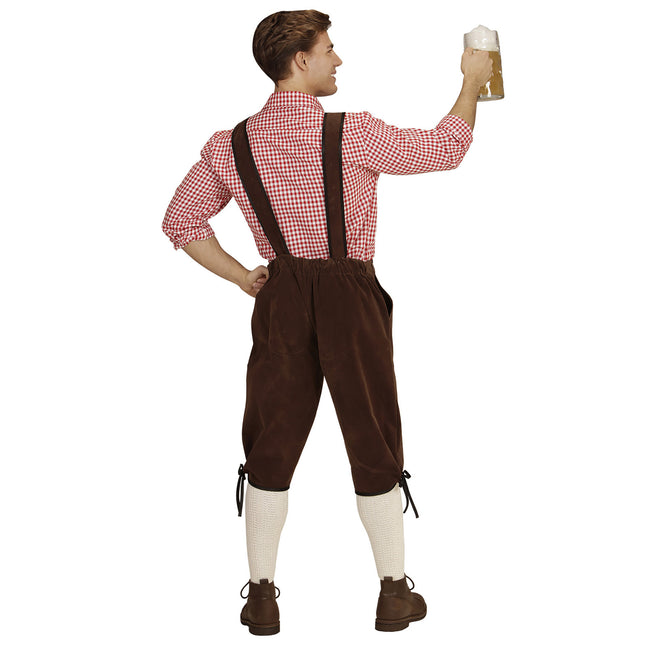 Oktoberfest Lederhosen Brown Miehet