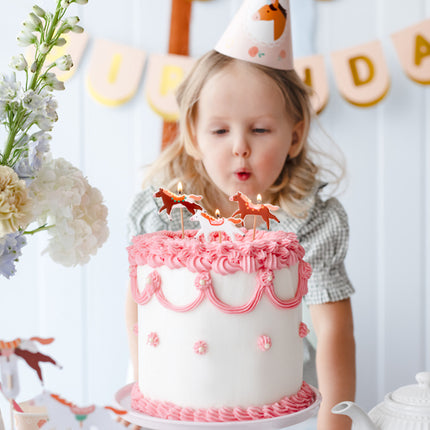 Hevoskynttilät 6cm 3kpl