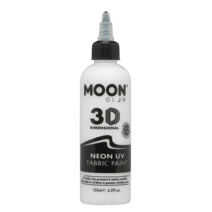 Moon Glow Neon UV kangasmaali 125ml Valkoinen 125ml