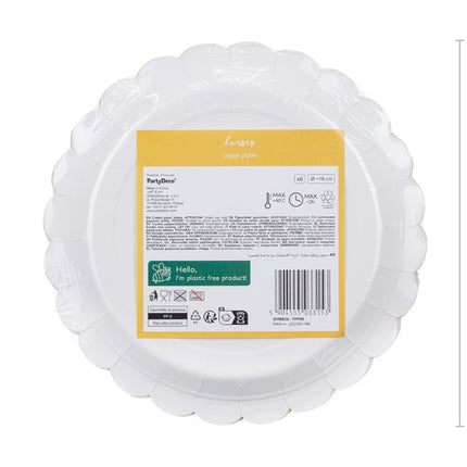 Hevoslautaset 18cm 6kpl