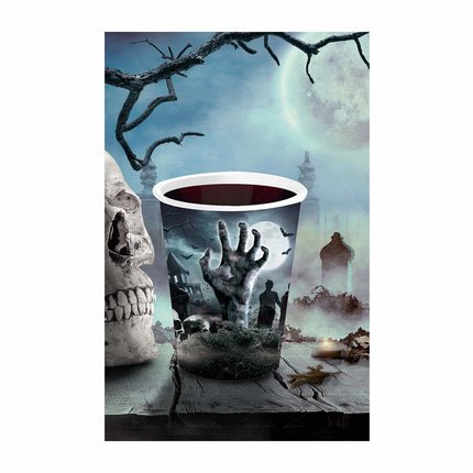 Halloween hautausmaan kupit 355ml 6kpl 6kpl