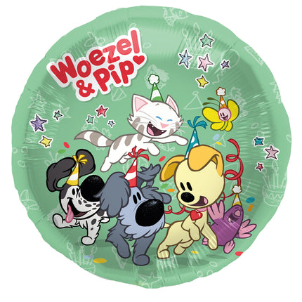 Woezel En Pip helium ilmapallo tyhjä 45cm