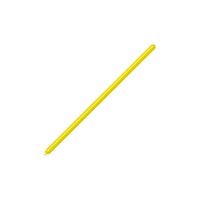 Vaaleankeltainen mallinnus ilmapallot 2.5cm 150cm 100kpl