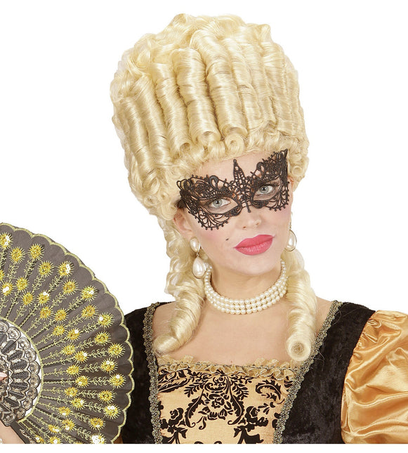 Pitsinen silmänaamio musta