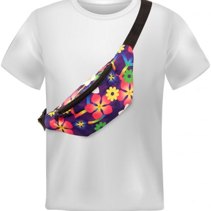 Hip laukku Flower Power Violetti