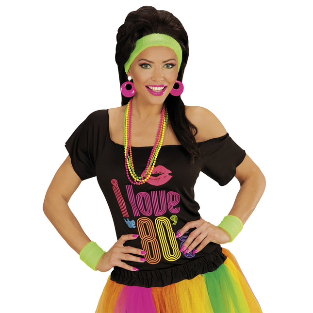 Neon vaaleanpunaiset korvakorut