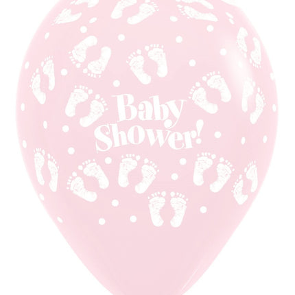 Ilmapallot Baby Shower Jalanjäljet Pastel Matte Mix 30cm 25kpl