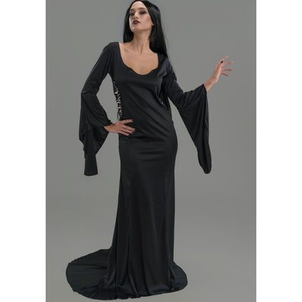 Costume Wednesday Morticia Mekko