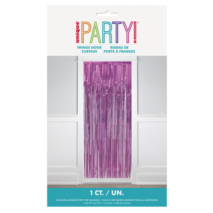 Vaaleanpunainen oviverho Pastel 2m