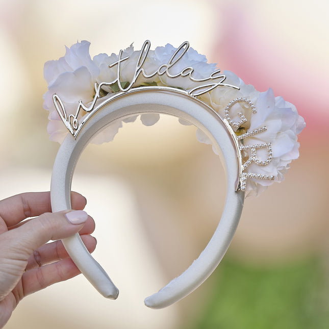 Syntymäpäivä tyttö hiusnauha 20cm