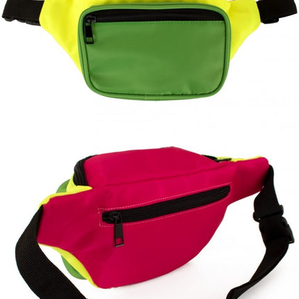 Lantiolaukku vaaleanpunainen/keltainen/vihreä