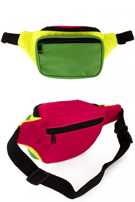 Lantiolaukku vaaleanpunainen/keltainen/vihreä