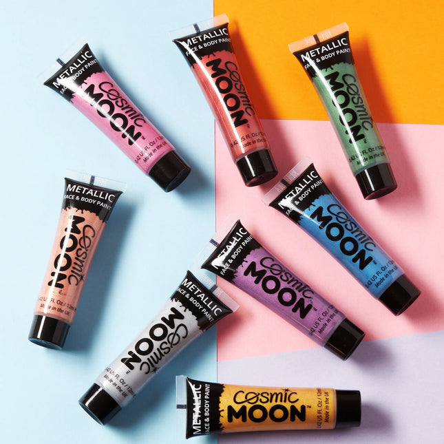 Cosmic Moon Metallic Face Paint Violetti 12ml