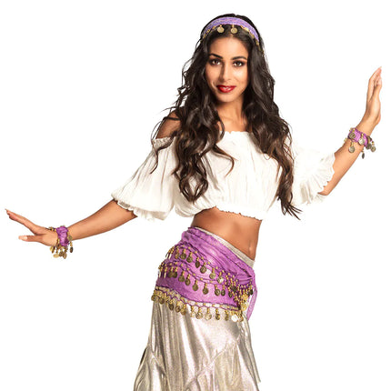 Tarvikesarja Purple Belly Dancer 4 kpl