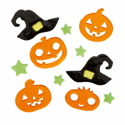 Halloween ikkuna koristelu kurpitsat